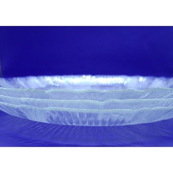 Arcoroc Canterbury Crocus Dinner Plate Cake Serve Ware Set Of 3 Measures 10.75 - Picture 7 of 10